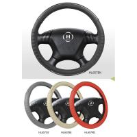 Fashion New Design PU Car Steering Wheel Cover With Black,Gray,Beige And Red